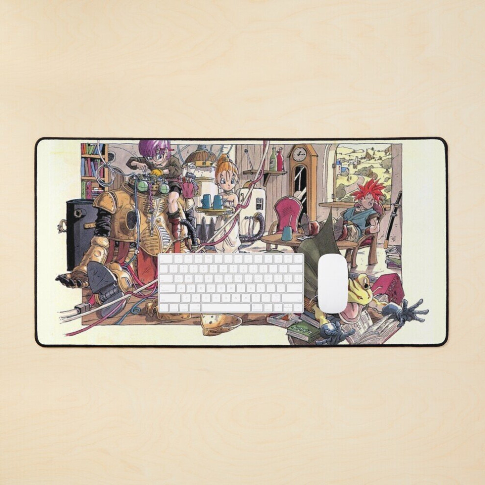 Desk Mat Chrono Trigger Character Wallpaper Large Gaming Mouse Pad 35X16 Inch 7802738319170