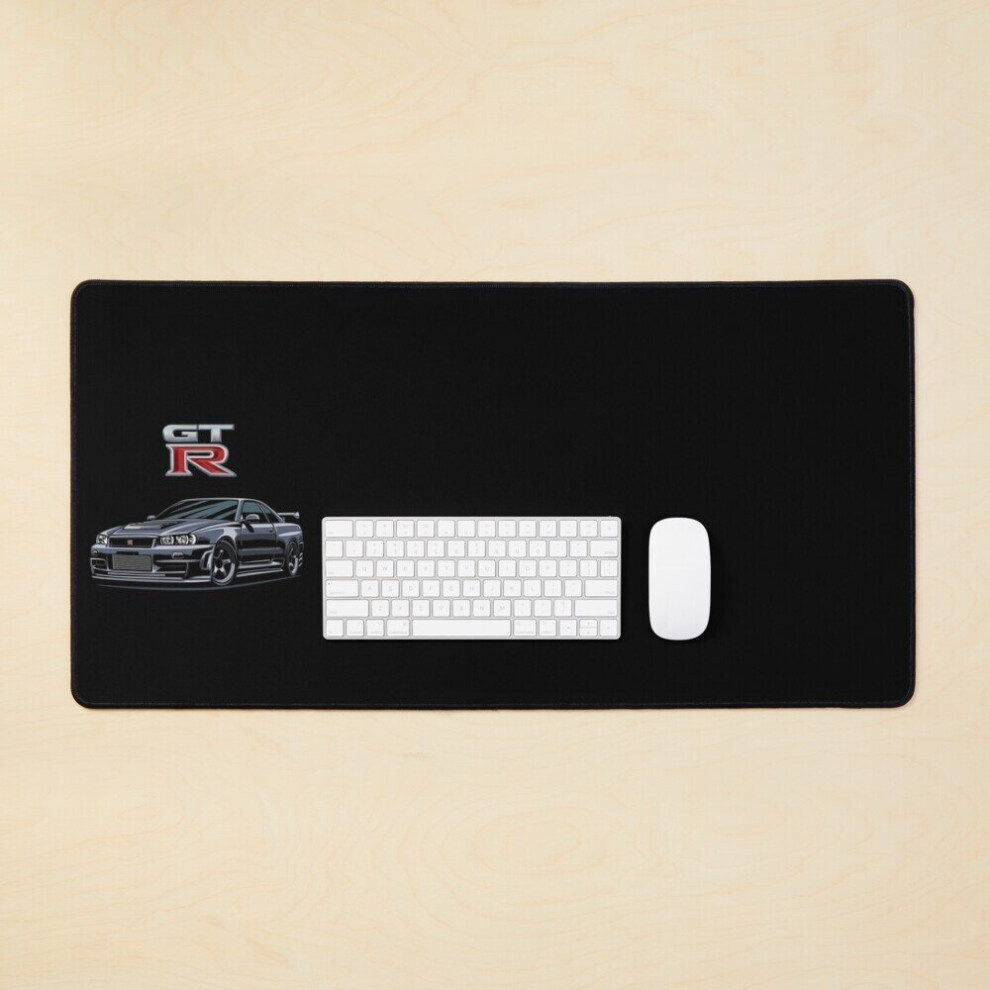 Desk Mat Nissan Skyline Gtr Large Gaming Mouse Pad 35X16 Inch 7802738329063