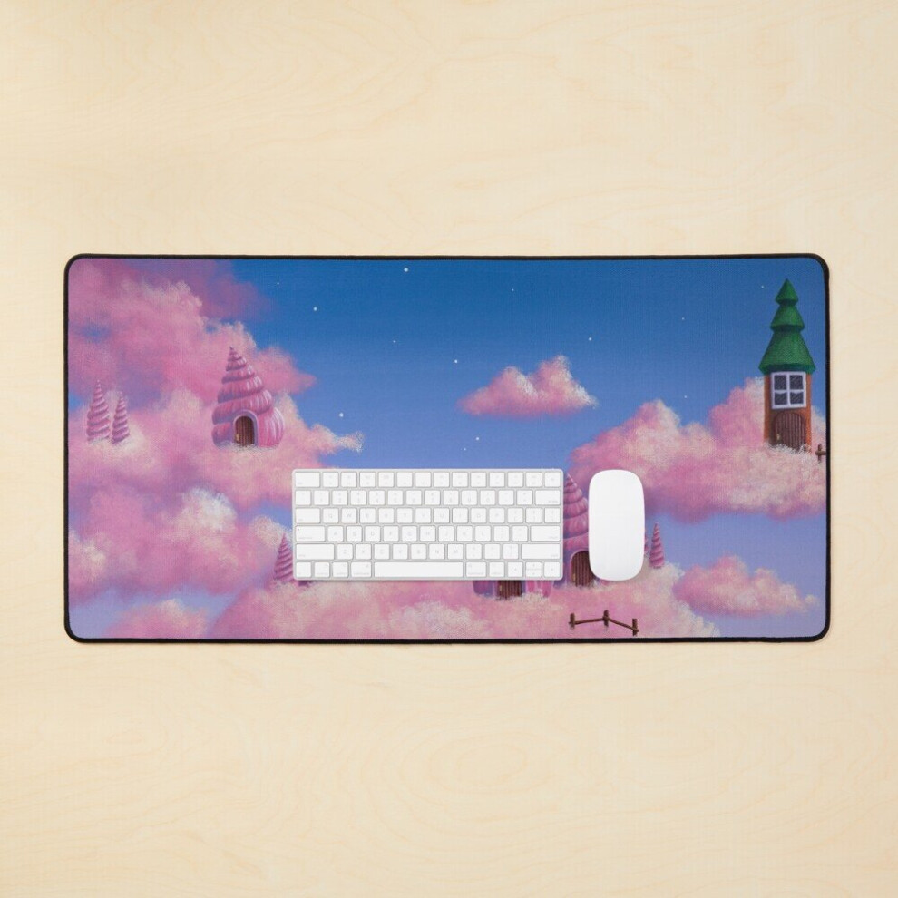 Desk Mat Dreams Large Gaming Mouse Pad 35X16 Inch Pink 7802738374711