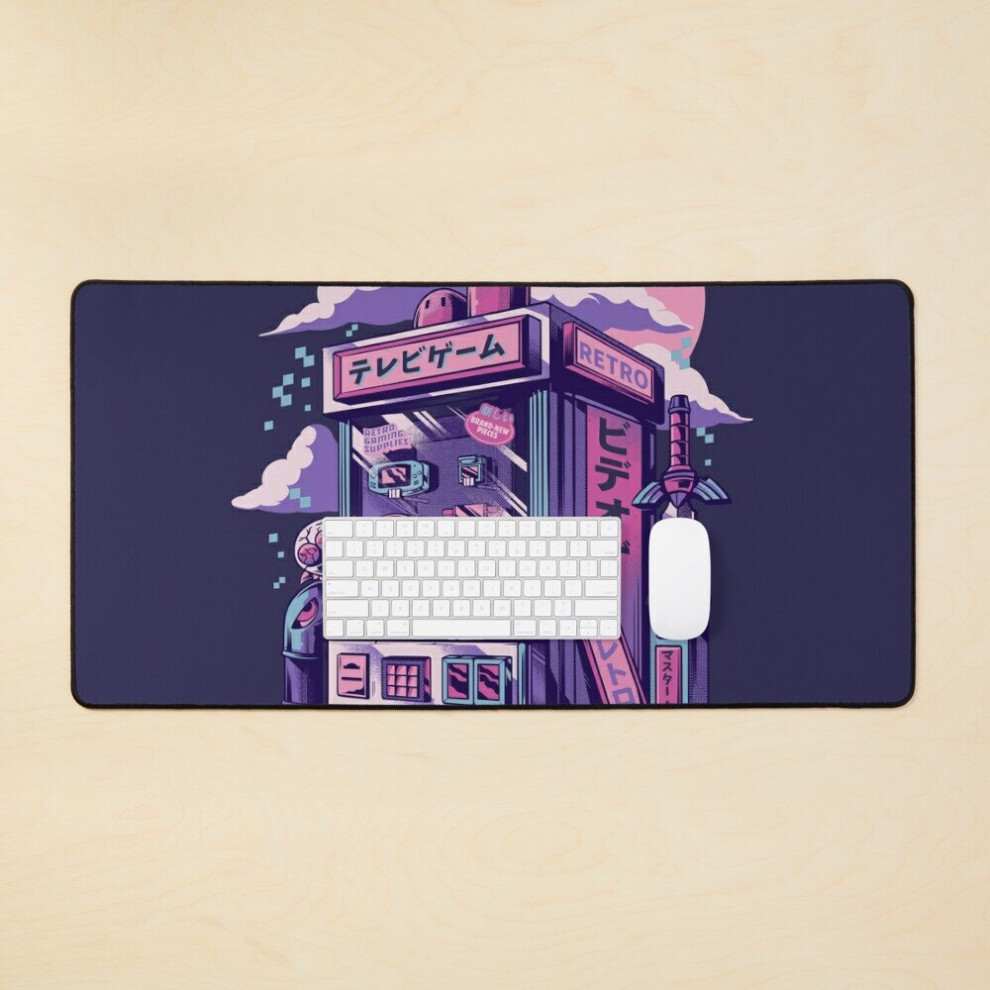 Desk Mat Retro Gaming Machine Large Gaming Mouse Pad 35X16 Inch 7802738334173