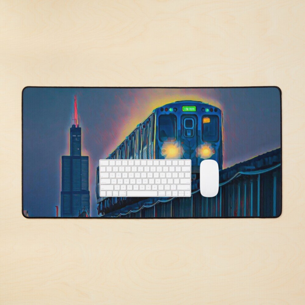 Desk Mat Chicago Large Gaming Mouse Pad 35X16 Inch 7802738387001