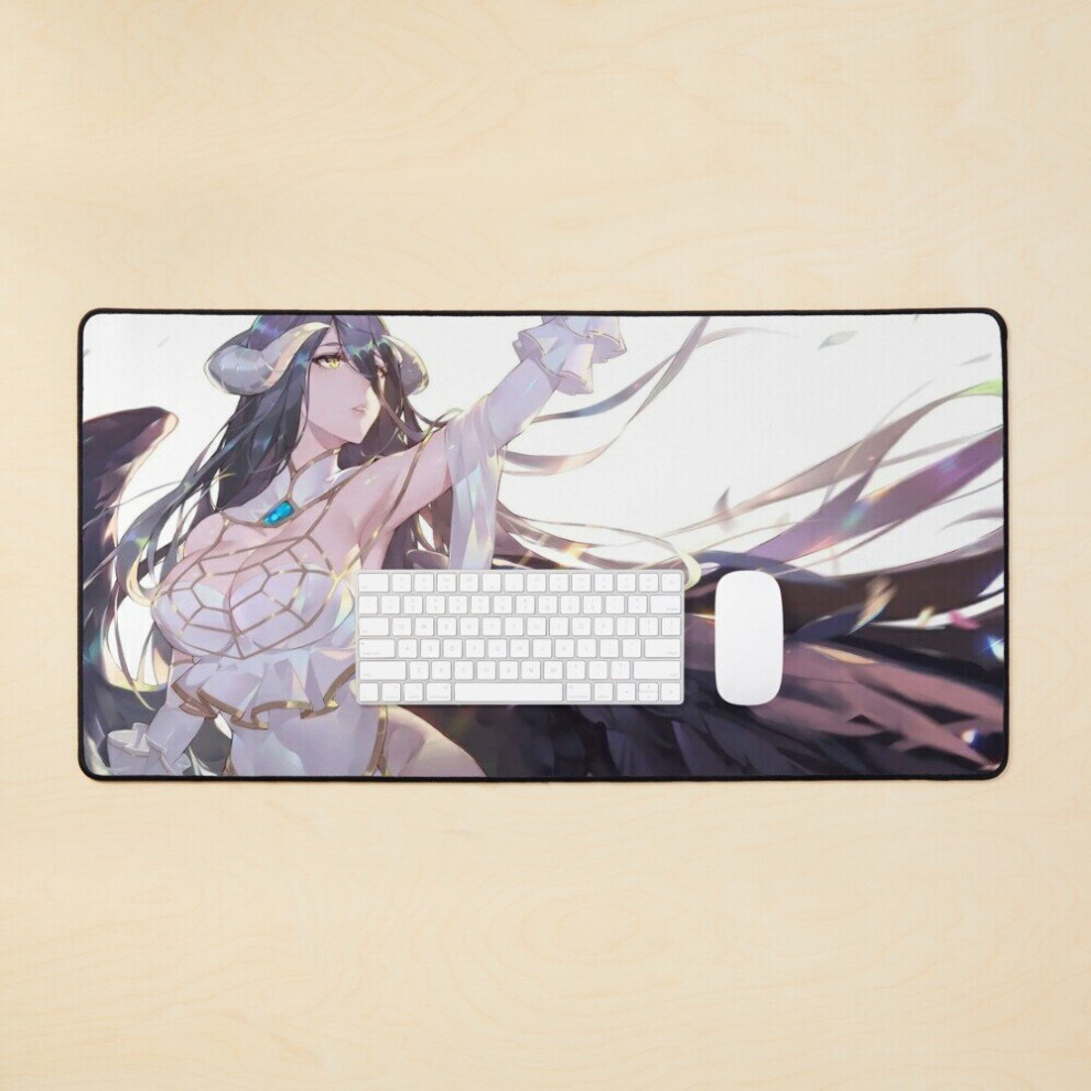 Desk Mat Albedo Best Waifu Large Gaming Mouse Pad 35X16 Inch 7802738357004