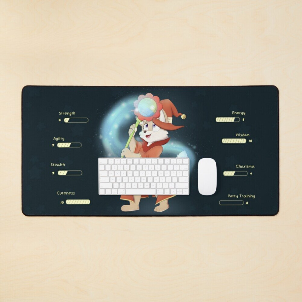 Desk Mat Magic Fox Large Gaming Mouse Pad 35X16 Inch 7802738374261