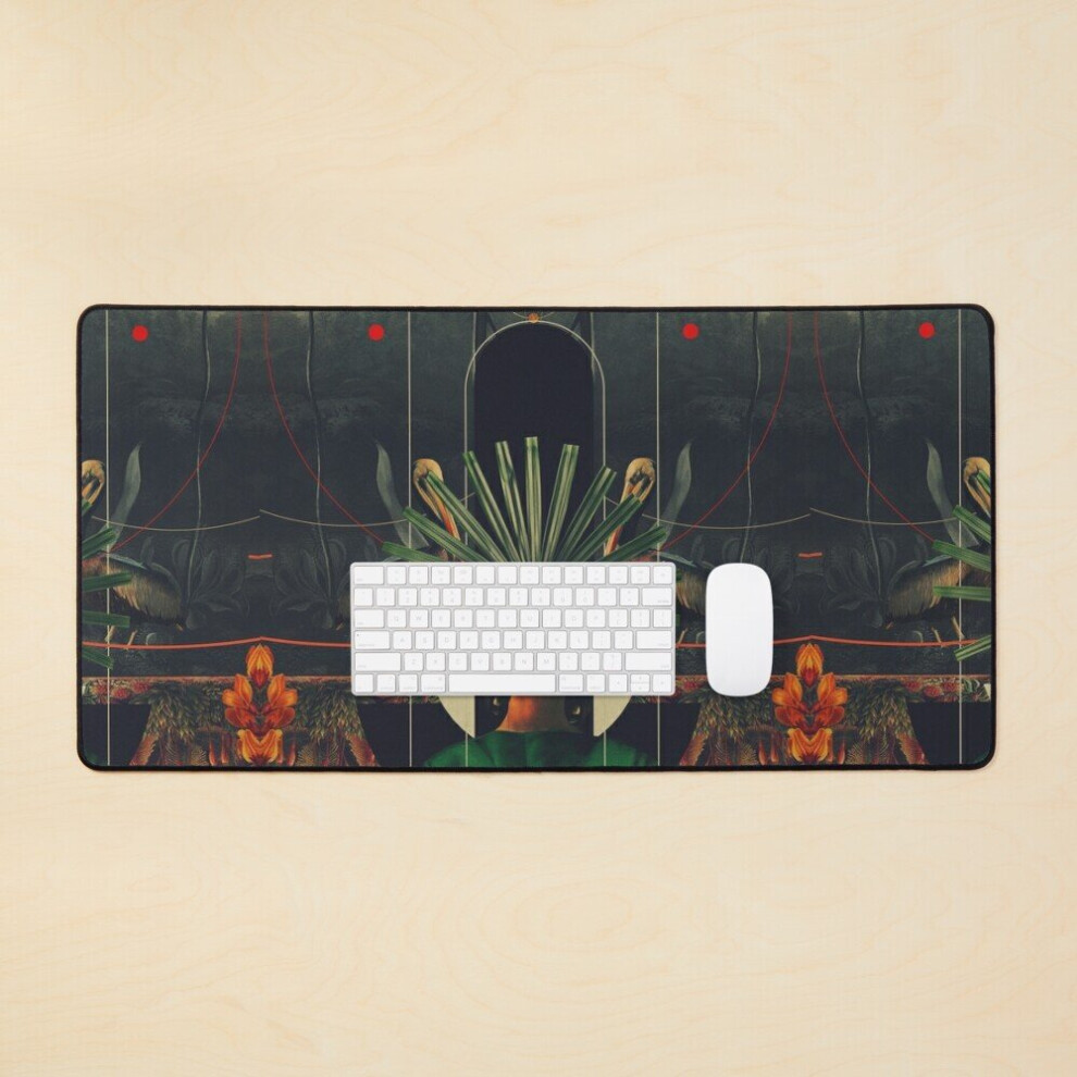 Desk Mat She Saw The Equator Large Gaming Mouse Pad 35X16 Inch 7802738363999
