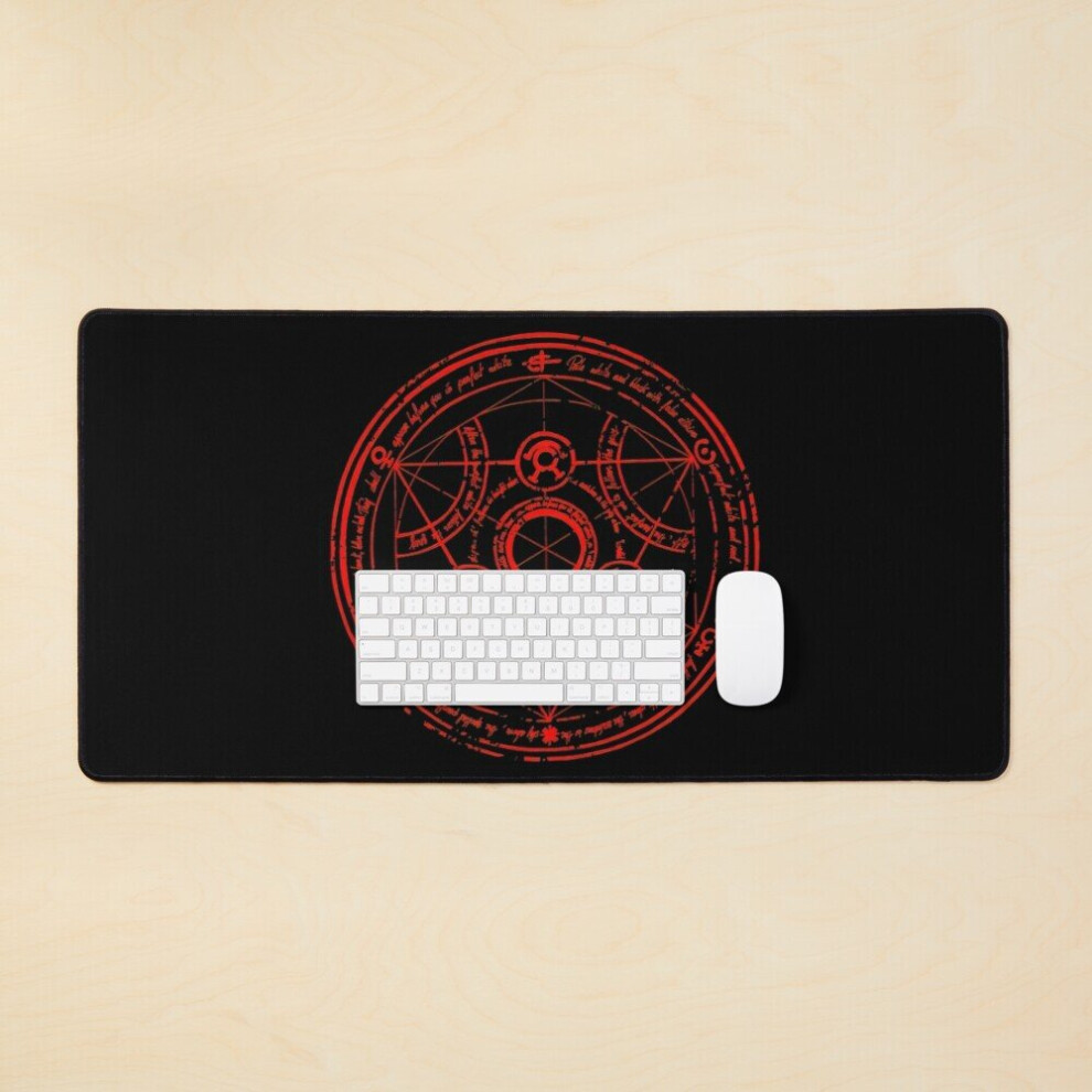 Desk Mat Fullmetal Alchemist Large Gaming Mouse Pad 35X16 Inch 7802738333794