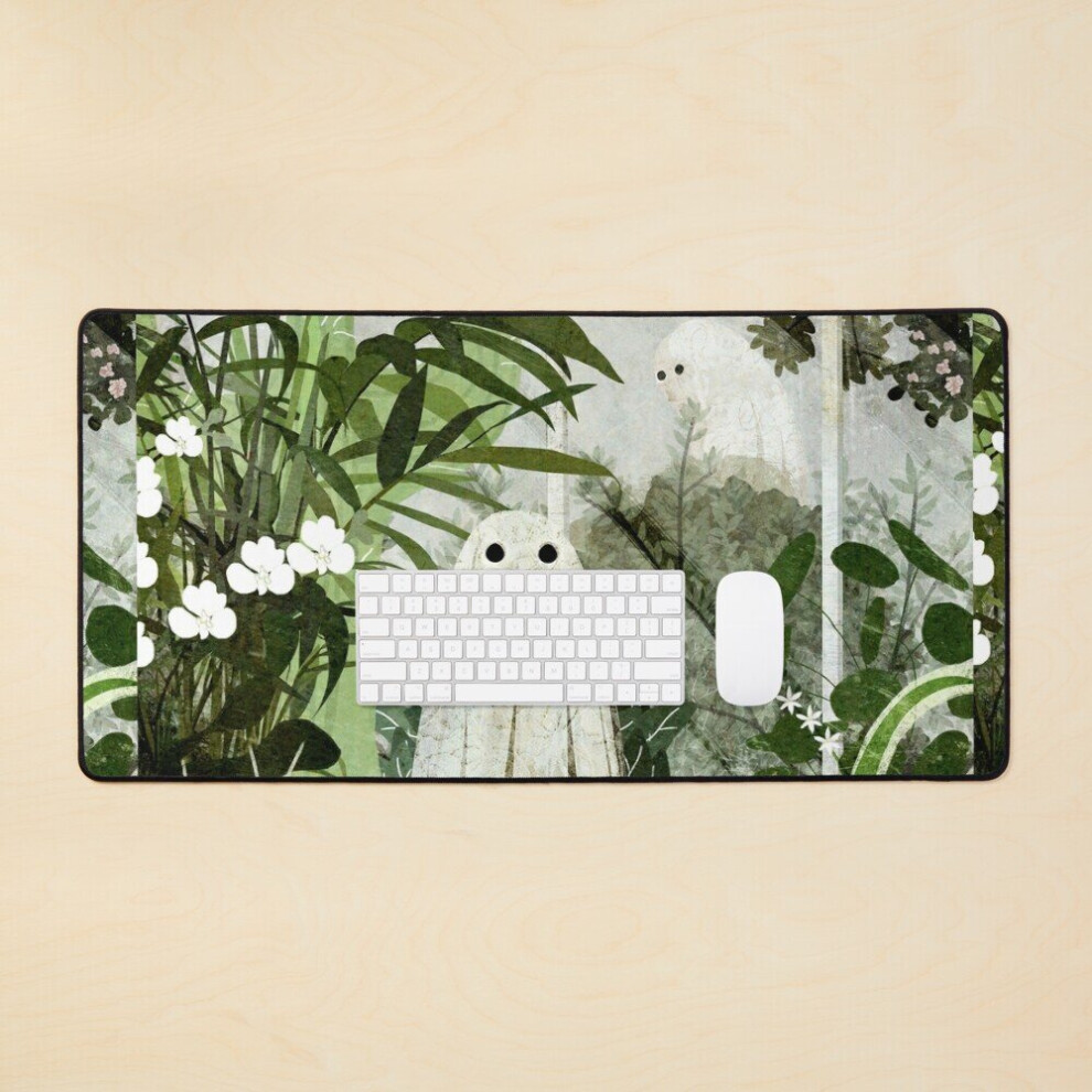 Desk Mat There's A Ghost In The Greenhouse Again Large Gaming Mouse Pad 35X16 Inch 7802738311006