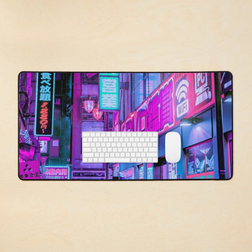 Desk Mat Follow The Signs To Tokyo Large Gaming Mouse Pad 35X16 Inch 7802738352498