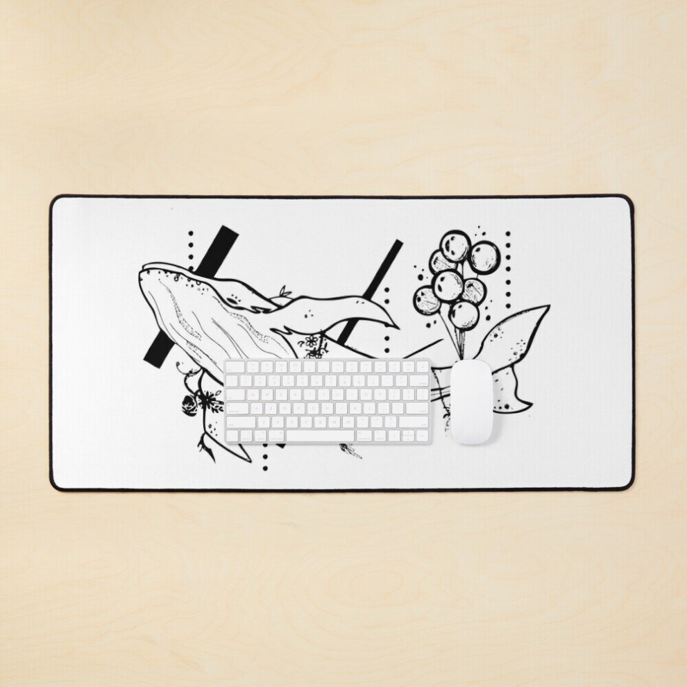 Desk Mat Whaled Large Gaming Mouse Pad 35X16 Inch 7802738333800