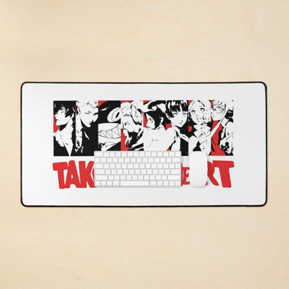 Desk Mat Persona 5 - Take Your Heart Large Gaming Mouse Pad 35X16 Inch 7802738316667