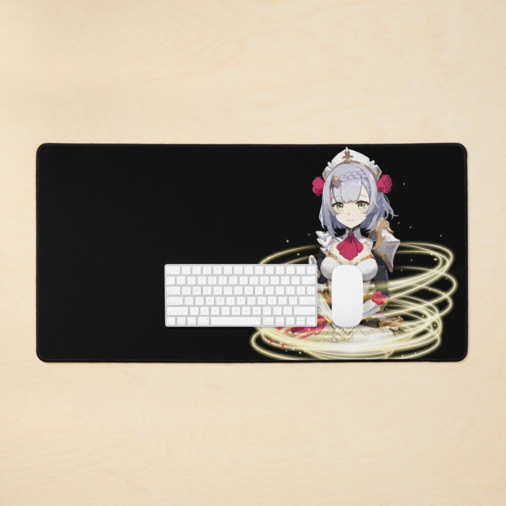 Desk Mat Noelle Genshin Impact Large Gaming Mouse Pad 35X16 Inch 7802738403886