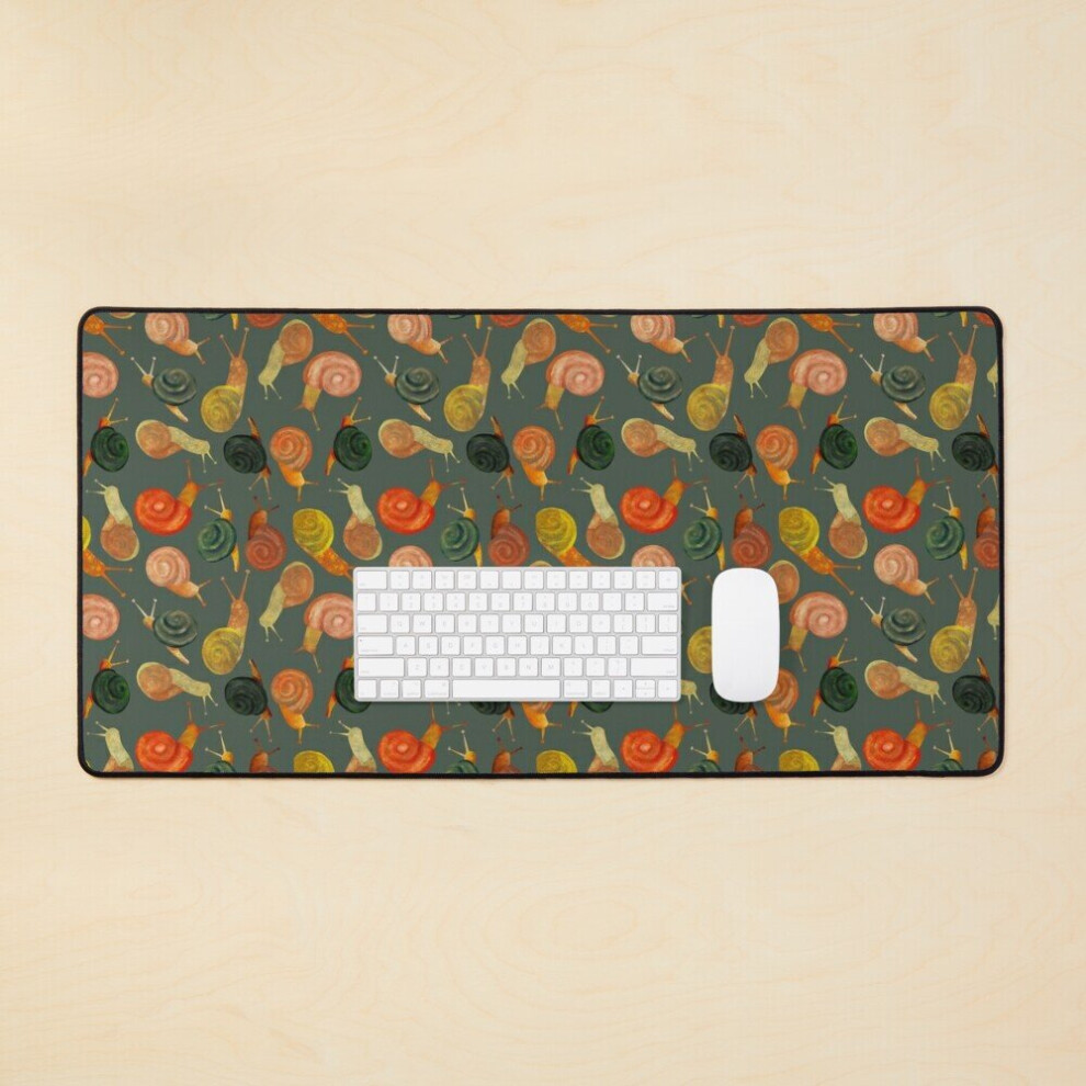 Desk Mat Snails Large Gaming Mouse Pad 35X16 Inch 7802738401332