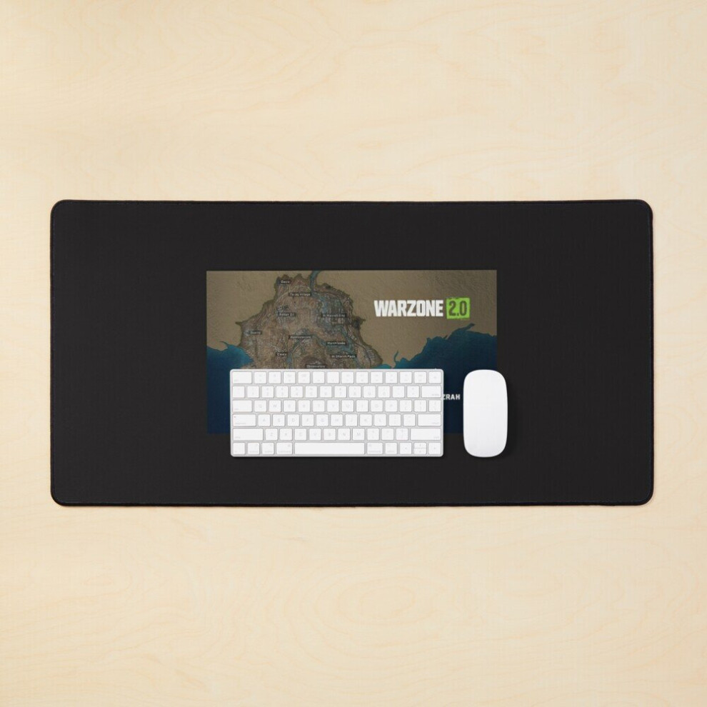 Desk Mat Warzone 2.0 Map Large Gaming Mouse Pad 35X16 Inch 7802738347685