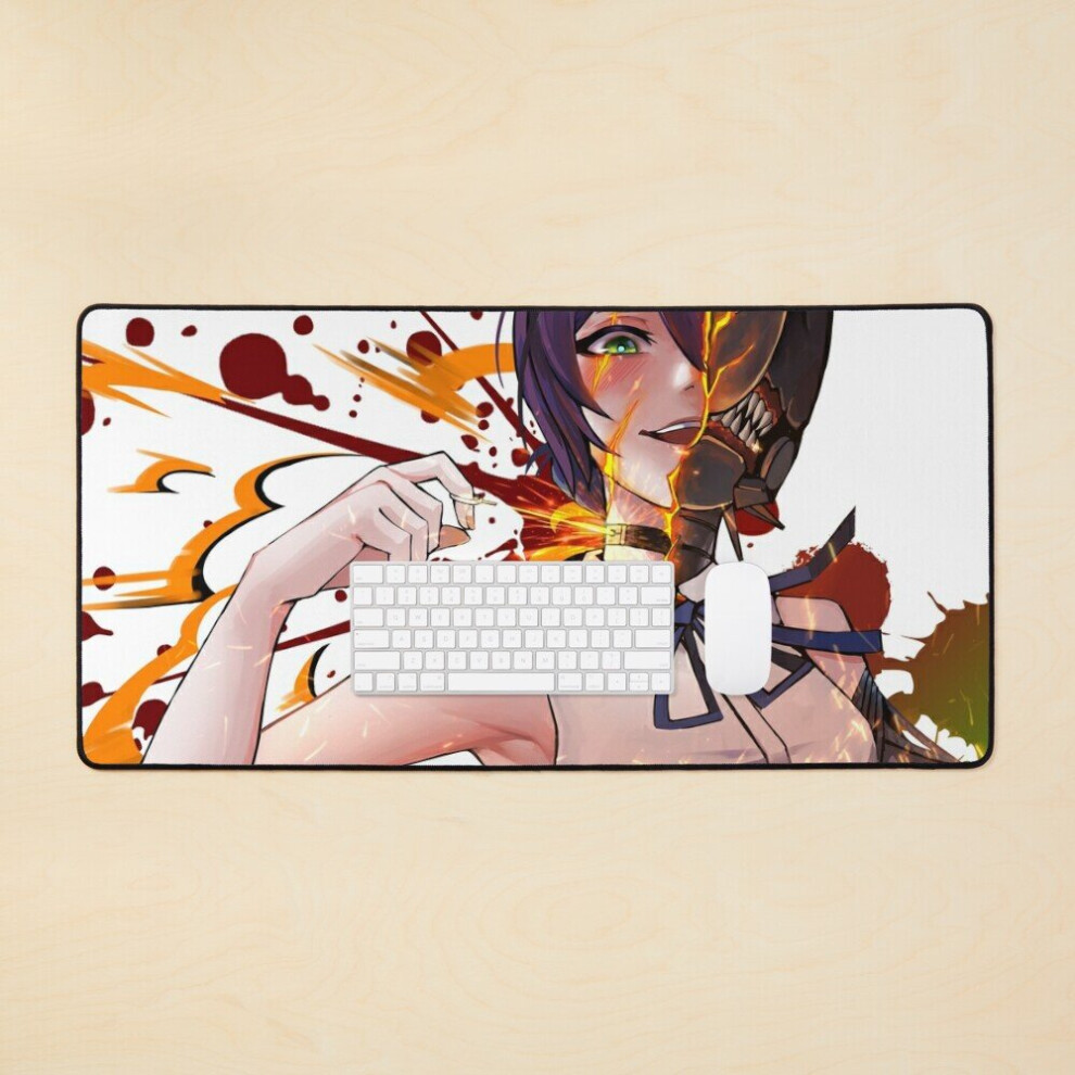 Desk Mat Amazing Reze Large Gaming Mouse Pad 35X16 Inch 7802738336207