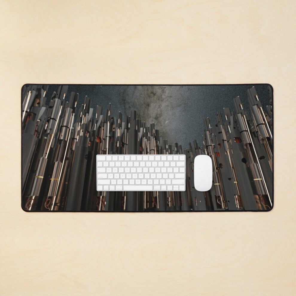 Desk Mat Focal Plane - Sky Large Gaming Mouse Pad 35X16 Inch Dark 7802738370034
