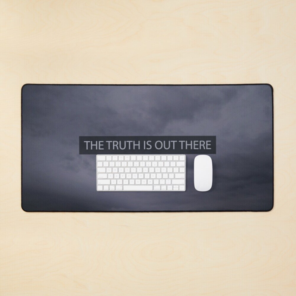 Desk Mat The Truth Is Out There Large Gaming Mouse Pad 35X16 Inch 7802738351569