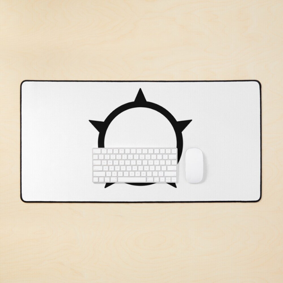 Desk Mat Happy Chaos Halo Large Gaming Mouse Pad 35X16 Inch 7802738395563