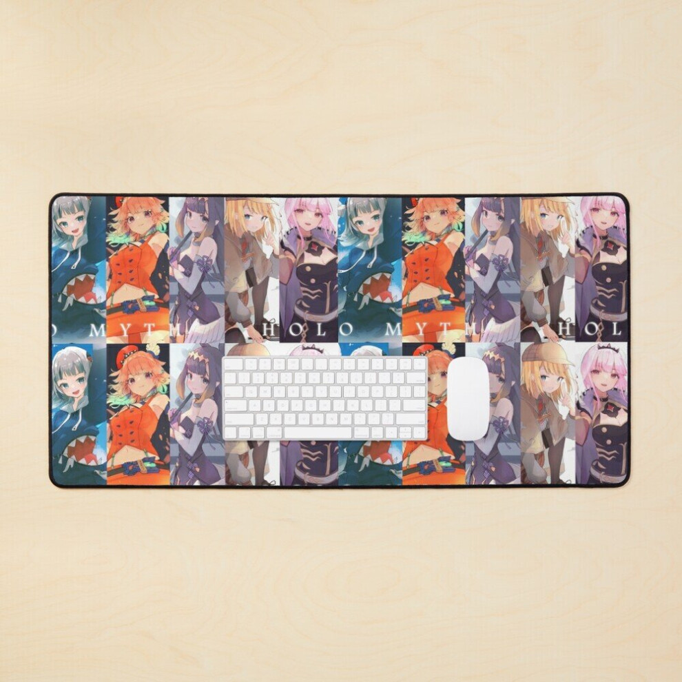 Desk Mat Vtubers Large Gaming Mouse Pad 35X16 Inch 7802738363050