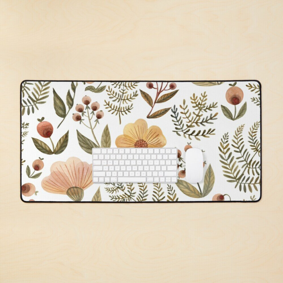 Desk Mat Cottagecore Aesthetic - Pattern Large Gaming Mouse Pad 35X16 Inch 7802738363722