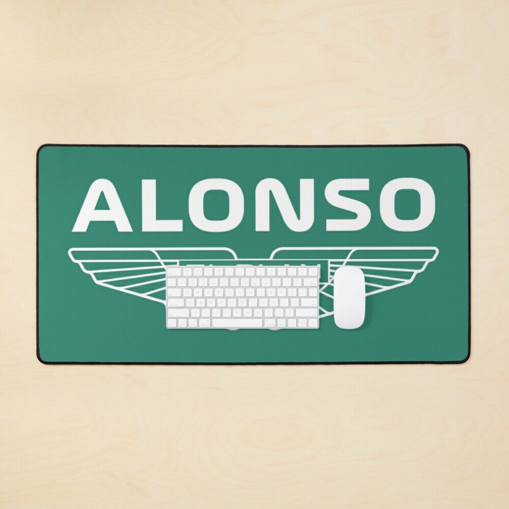 Desk Mat El Plan Alonso Aston Martin Large Gaming Mouse Pad 35X16 Inch 7802738365221