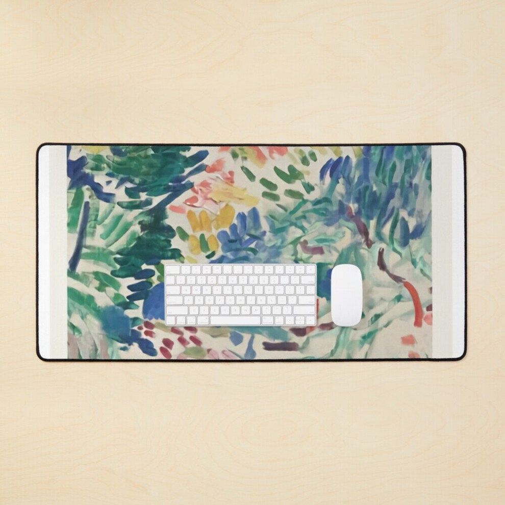 Desk Mat Matisse Landscape Of Collioure Large Gaming Mouse Pad 35X16 Inch 7802738374155