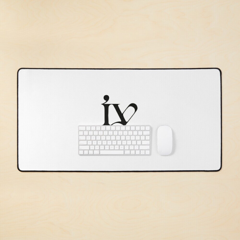 Desk Mat Ive Logo Large Gaming Mouse Pad 35X16 Inch 7802738349757