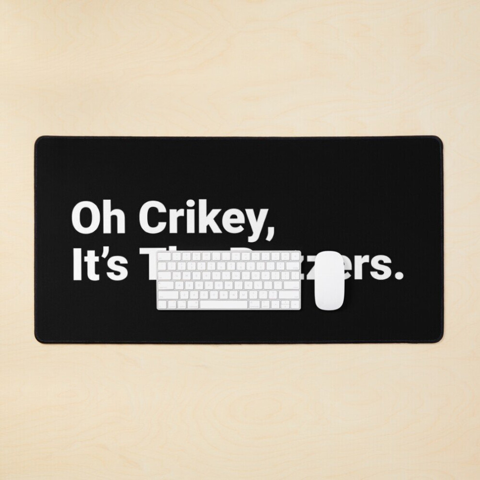 Desk Mat Oh Crikey, Its The Rozzers. Large Gaming Mouse Pad 35X16 Inch 7802738382921