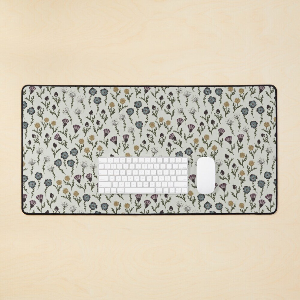 Desk Mat Wildflowers Large Gaming Mouse Pad 35X16 Inch 7802738395488