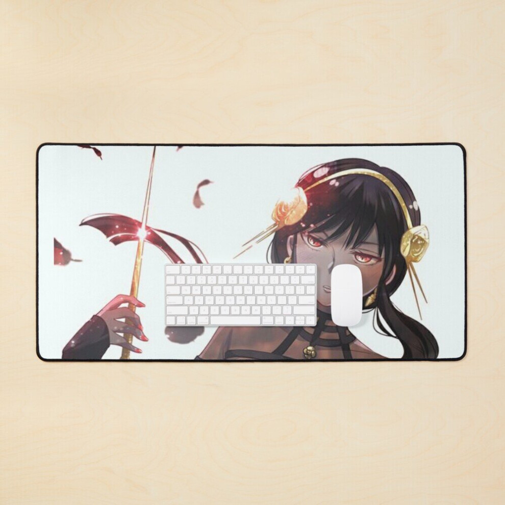 Desk Mat Yor Forger - Spy X Family Large Gaming Mouse Pad 35X16 Inch 7802738394498