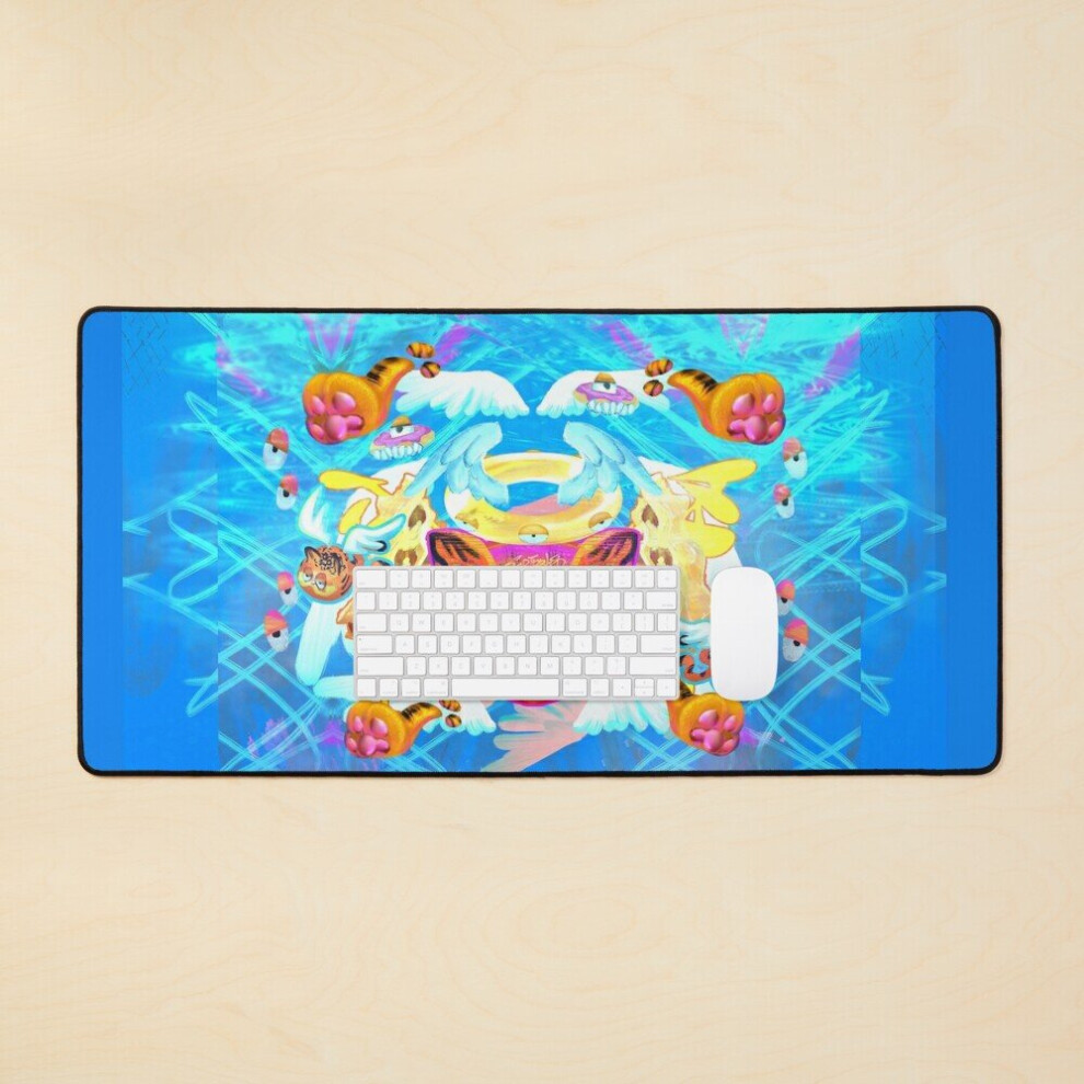 Desk Mat Garfff Of Above Large Gaming Mouse Pad 35X16 Inch 7802738405613