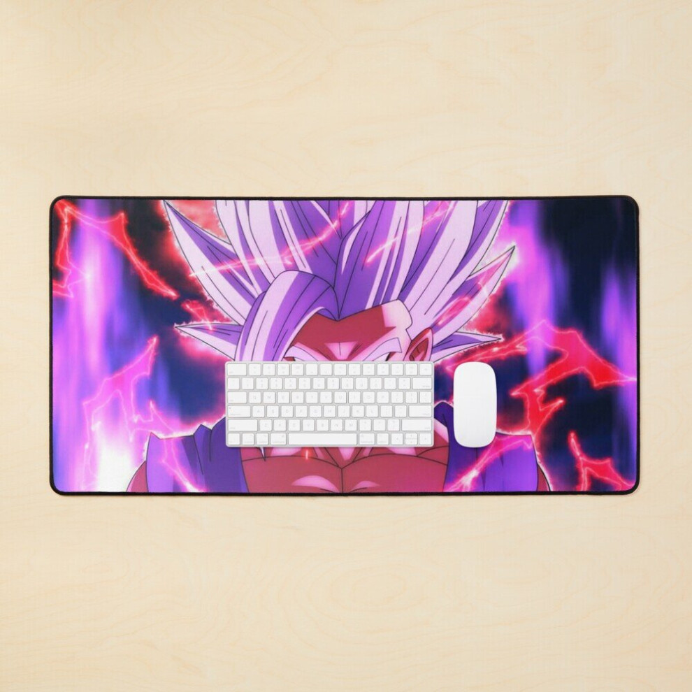 Desk Mat Final Gohan New Transformation Dragon Ball Superhero Large Gaming Mouse Pad 35X16 Inch 7802738394283