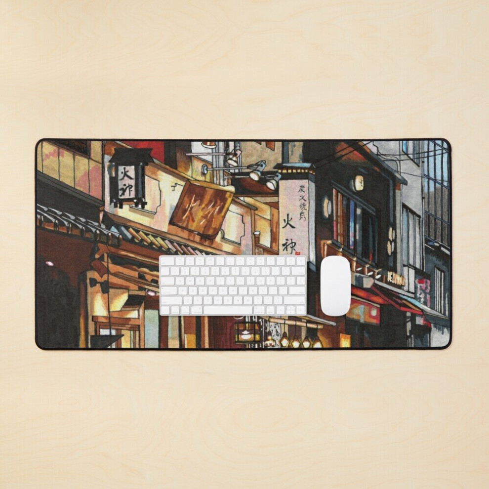 Desk Mat After The Rain In Tokyo Large Gaming Mouse Pad 35X16 Inch 7802738331714