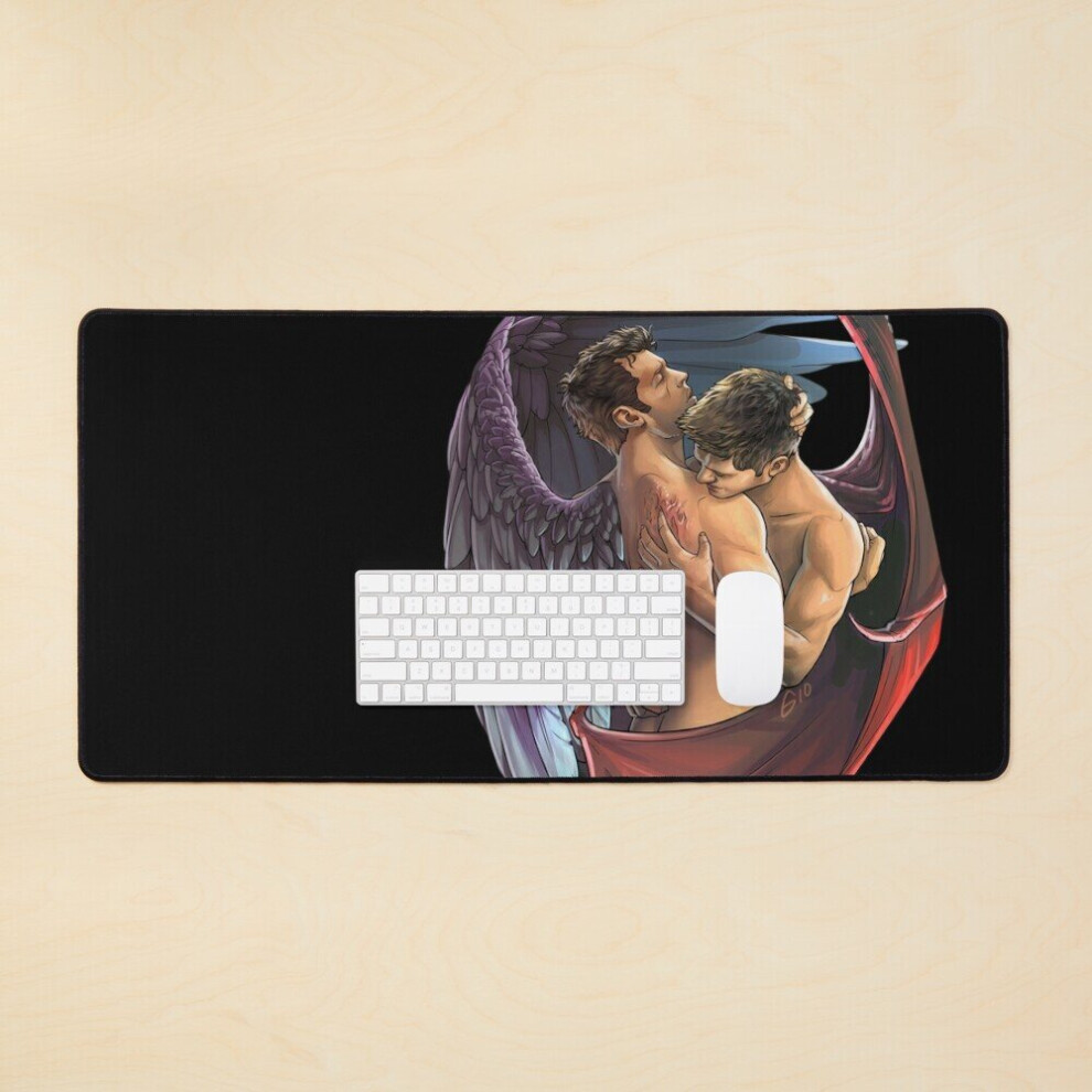 Desk Mat Embrace Large Gaming Mouse Pad 35X16 Inch 7802738405477