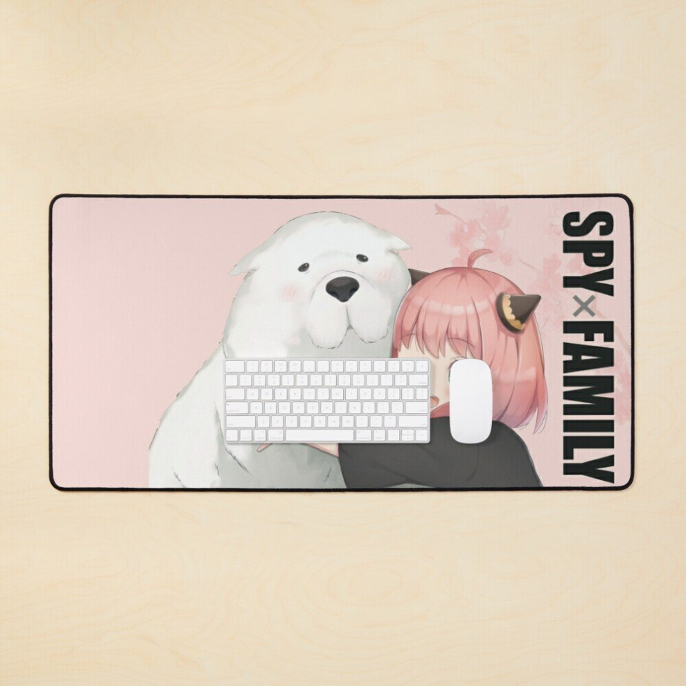Desk Mat Anya And Bond Large Gaming Mouse Pad 35X16 Inch 7802738353709