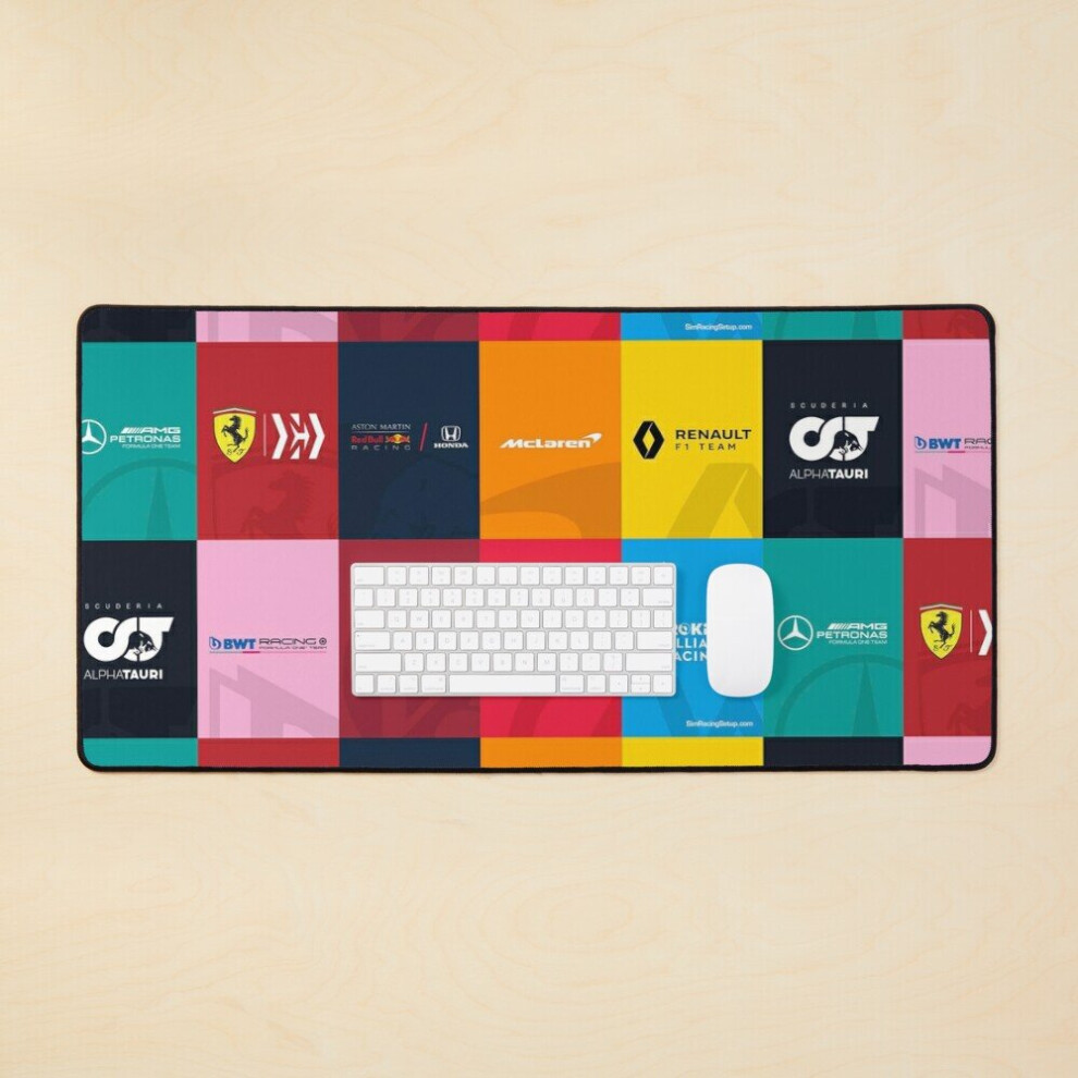 Desk Mat F1 Grid 2020 Large Gaming Mouse Pad 35X16 Inch 7802738344042