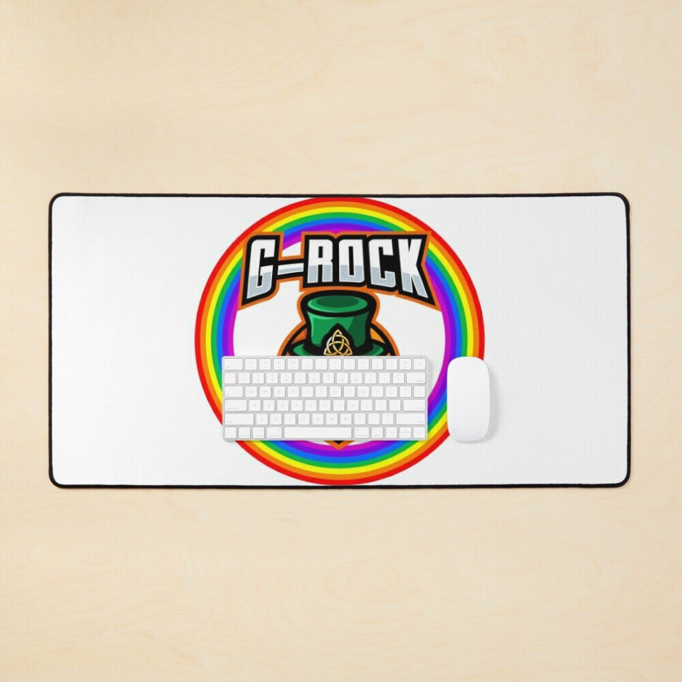 Desk Mat Rainbow Named Logo Large Gaming Mouse Pad 35X16 Inch 7802738397451