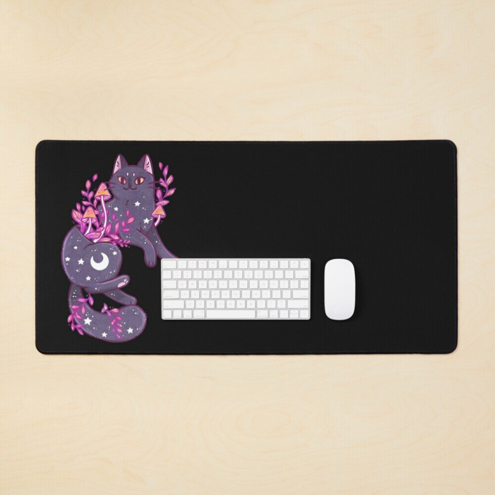 Desk Mat Inner Nature Large Gaming Mouse Pad 35X16 Inch Black 7802738310252
