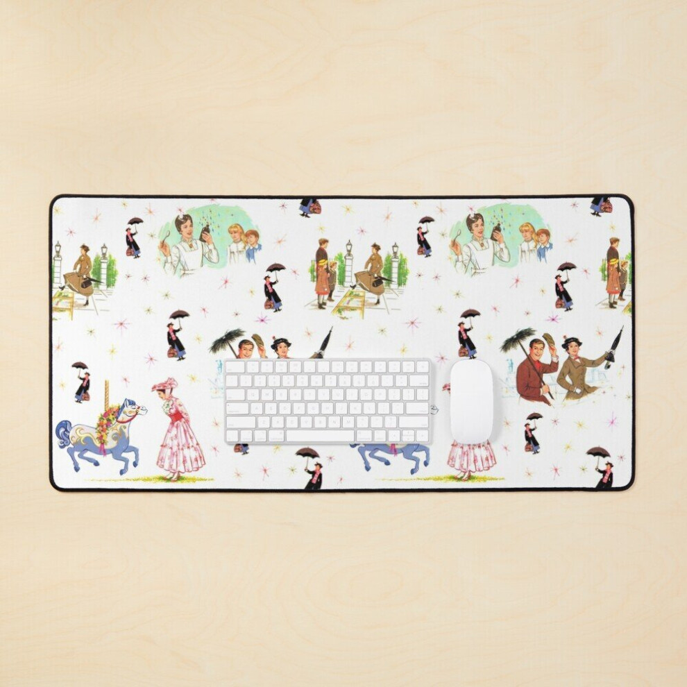 Desk Mat Mary Poppins Ix Large Gaming Mouse Pad 35X16 Inch 7802738393149