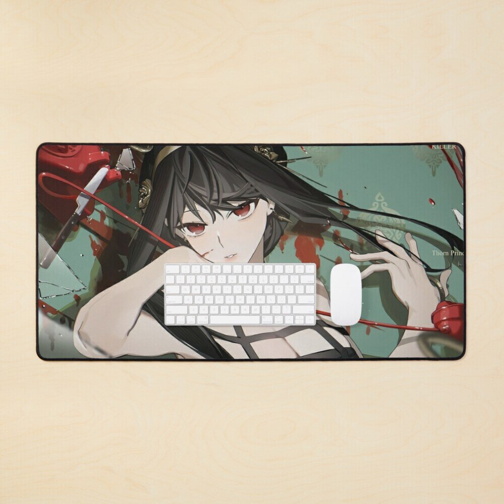 Desk Mat Yor Forger Large Gaming Mouse Pad 35X16 Inch 7802738324303