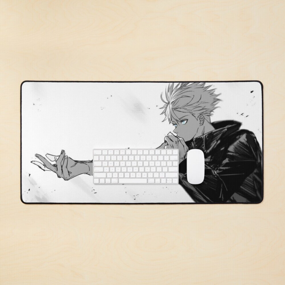 Desk Mat Saturo Gojo Large Gaming Mouse Pad 35X16 Inch 7802738311136