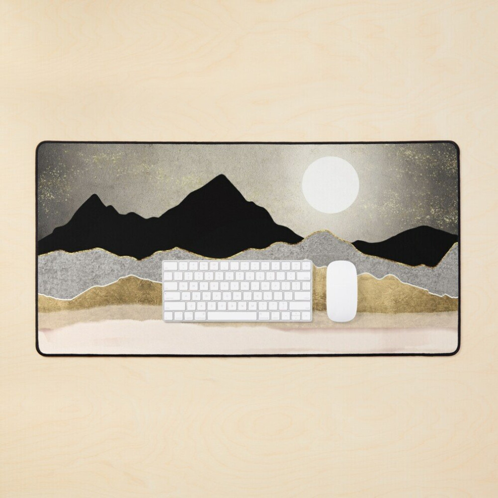 Desk Mat Winter Moon Large Gaming Mouse Pad 35X16 Inch 7802738376593