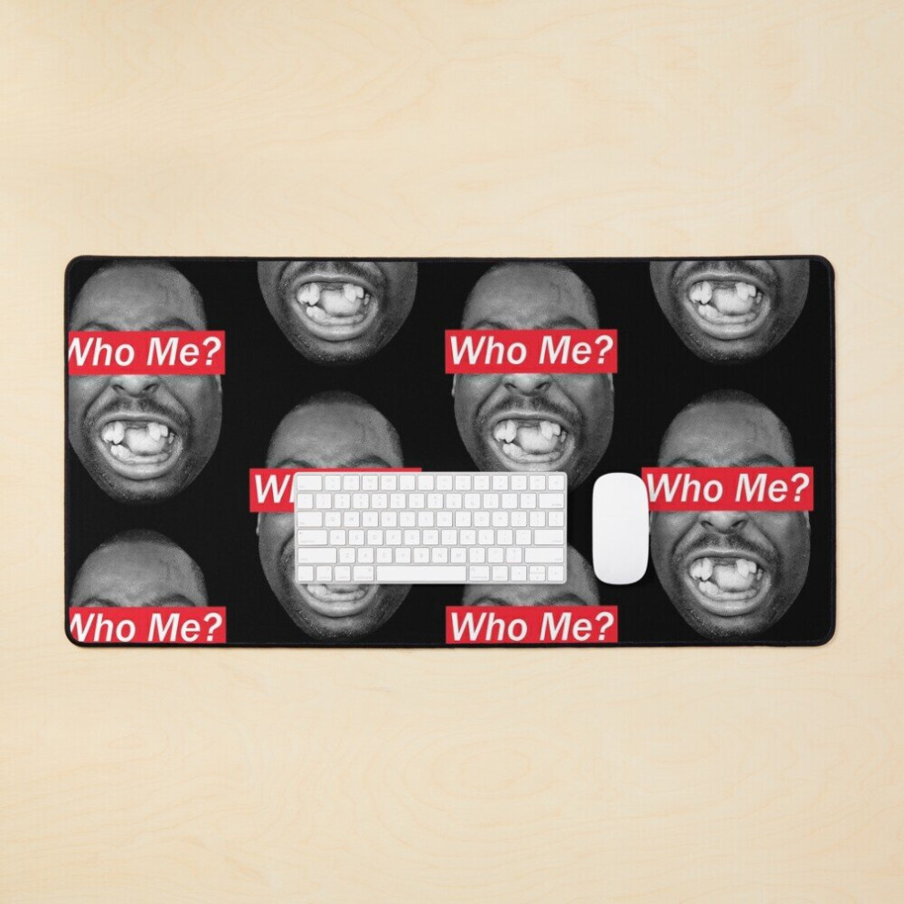 Desk Mat Who Me? Beetlejuice Large Gaming Mouse Pad 35X16 Inch 7802738356656