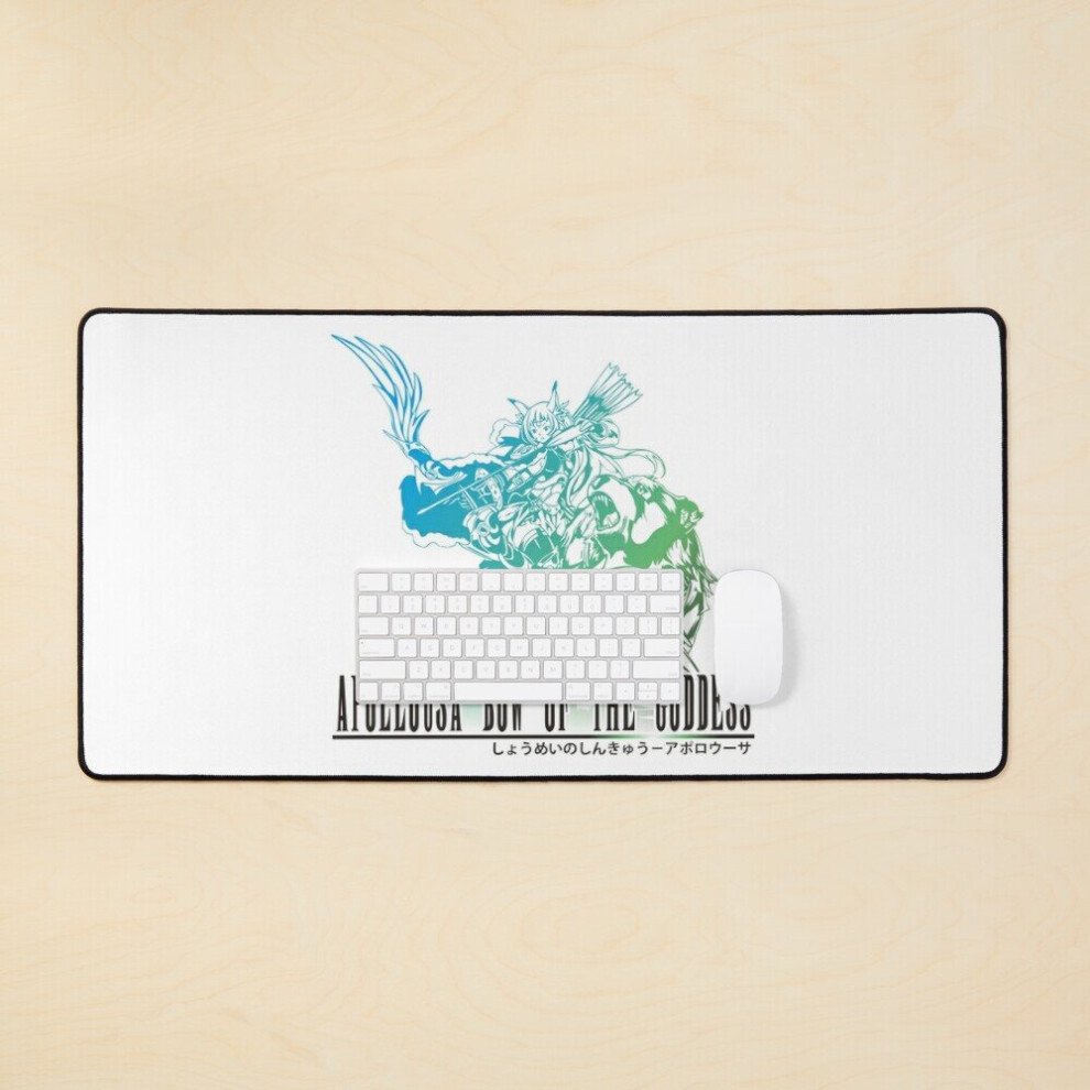 Desk Mat Apollousa Bow Of The Goddess In Final Fantasy Style Large Gaming Mouse Pad 35X16 Inch 7802738383300