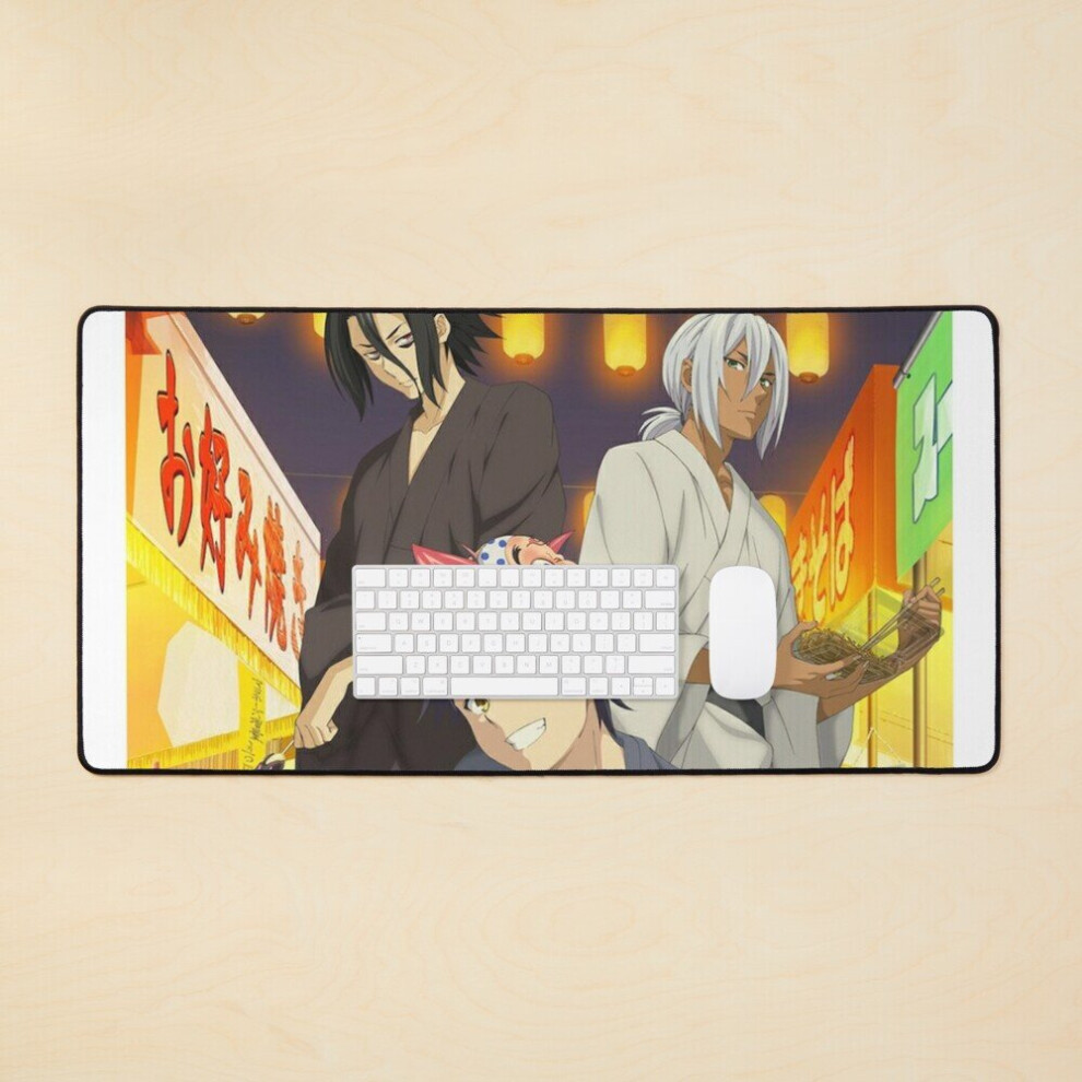 Desk Mat Food Wars Official Food Street Large Gaming Mouse Pad 35X16 Inch 7802738365658