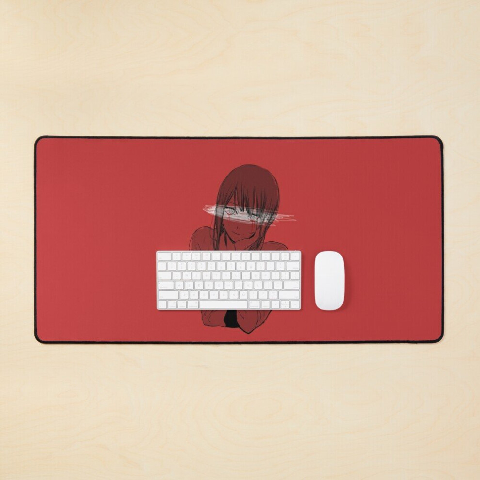 Desk Mat Cutie Makima Miss From Chainsaw Man Large Gaming Mouse Pad 35X16 Inch 7802738335576
