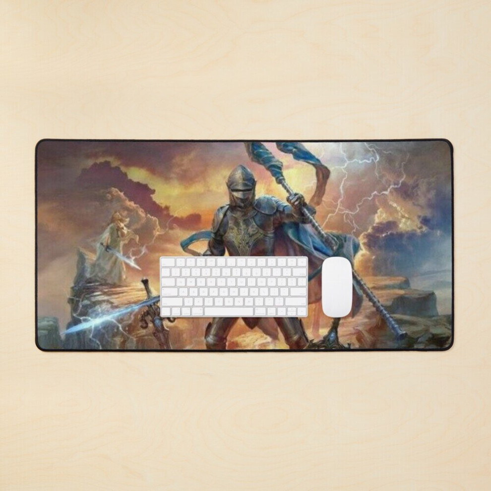 Desk Mat The Way Of Kings - Lone Warrior Large Gaming Mouse Pad 35X16 Inch 7802738406825