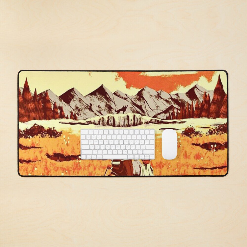 Desk Mat Mr. Fox Large Gaming Mouse Pad 35X16 Inch 7802738356533