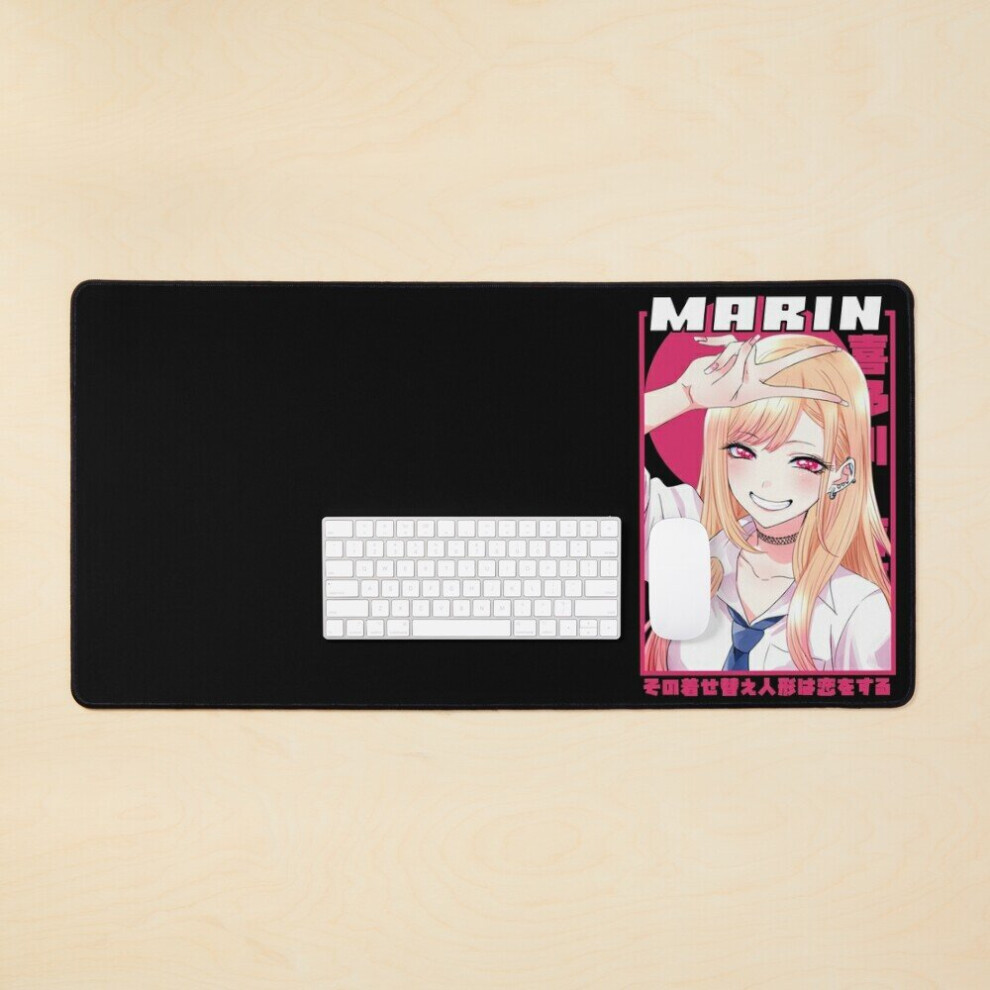 Desk Mat Marin Kitagawa - Sono Bisque Doll Wa Koi Wo Suru Large Gaming Mouse Pad 35X16 Inch 7802738403220