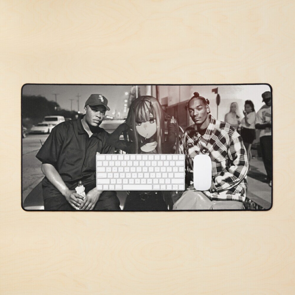 Desk Mat Darling In The Streets With My Boyz Large Gaming Mouse Pad 35X16 Inch 7802738391312