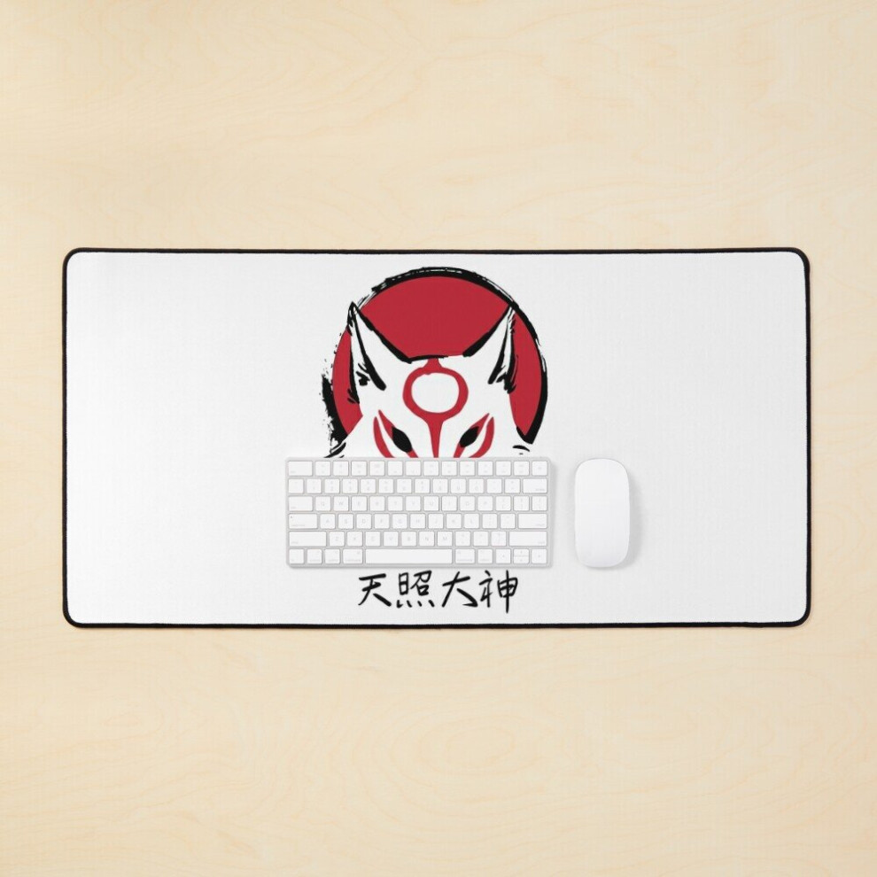 Desk Mat Wolf God Large Gaming Mouse Pad 35X16 Inch 7802738398489