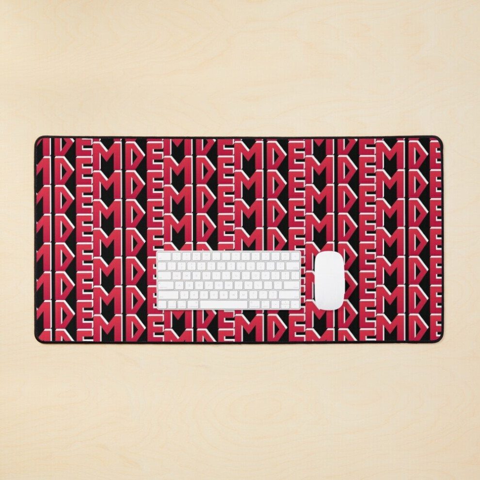 Desk Mat Million Dollar Extreme Gradient Large Gaming Mouse Pad 35X16 Inch Red 7802738345018
